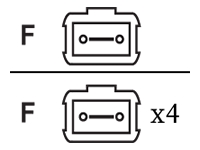 AddOn - Câble inverseur - MPO/PC multi-mode (F) pour MPO/PC multi-mode (F) - 5 m 