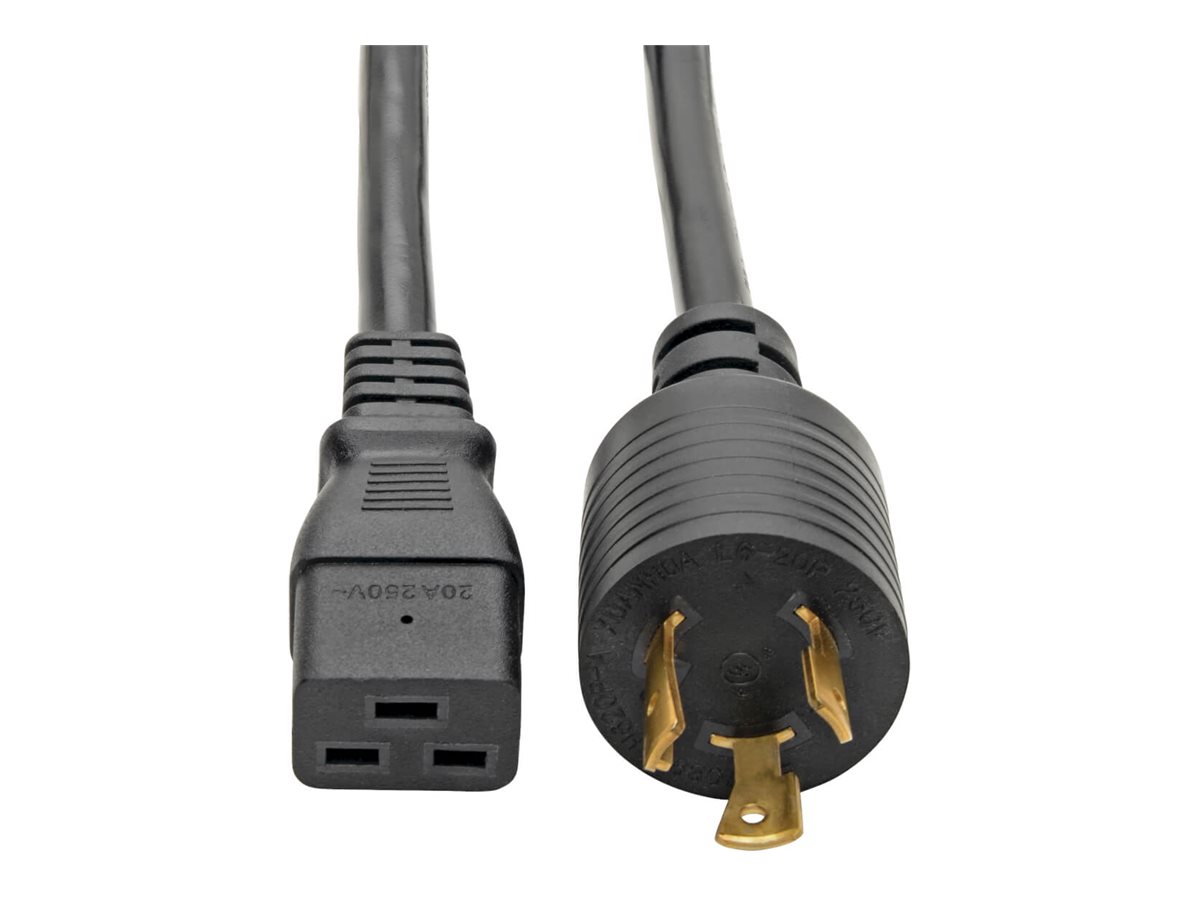 Tripp Lite 14ft Power Cord Extension Cable L6-20P to C19 for PDU/UPS Heavy Duty 20A 12AWG 12'