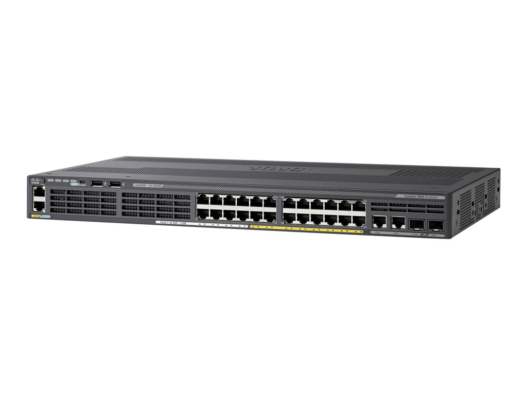 CISCO Catalyst 2960-X 24 GigE. 2 x 1G SF