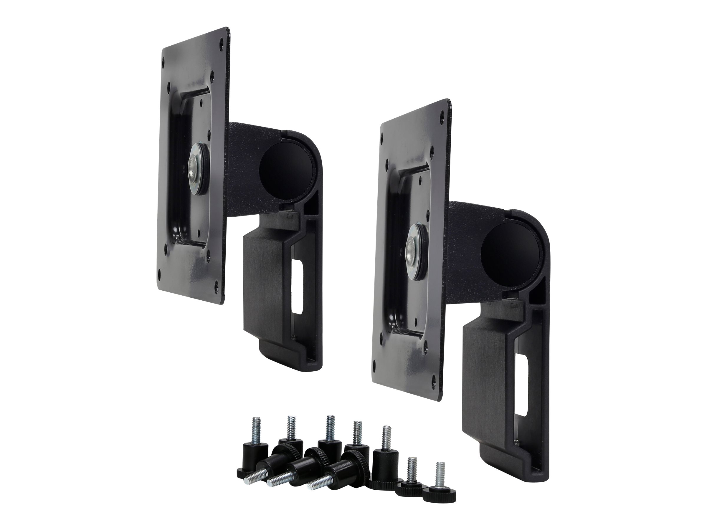 An image of Ergotron Dual Monitor Tilt Pivot Kit mounting kit - for 2 monitors - black