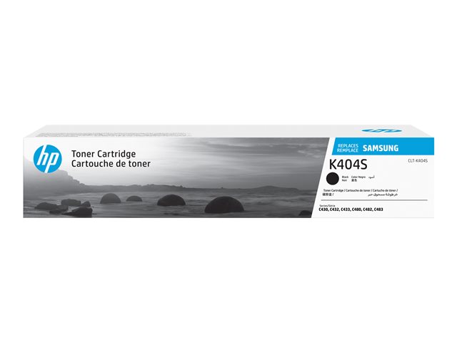 Samsung CLT-K404S - noir - original - cartouche de toner (SU100A)