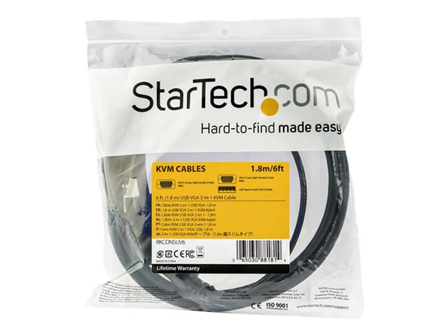 15' USB KVM Cable HDMI⁄DVI⁄USB KVM Cable Kit, 15 ft. | Eaton