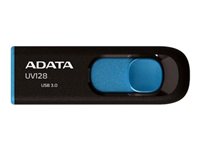 ADATA DashDrive UV128 64GB USB 3.0 Sort Blå
