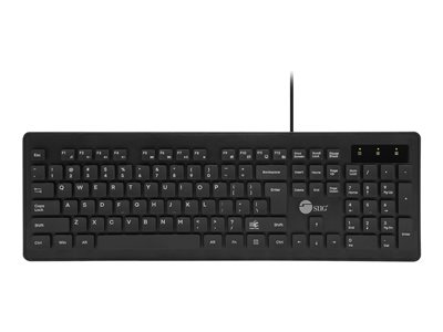 SIIG Industrial Grade Washable & Dustproof USB Multimedia Keyboard