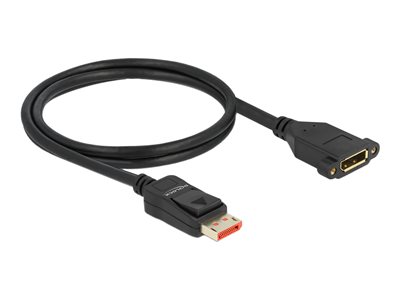 DELOCK DisplayPort Verlängerungskabel zum Einbau 8K 60 Hz 1m