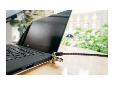 Kensington N17 Keyed Laptop Lock for Wedge Shaped Slots - Security cable lock - 1.83 m