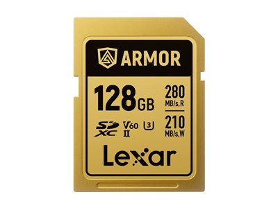 LEXAR, PROFESSIONAL, ARMOR GOLD, 128GB, SDXC, UHS-II