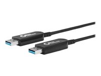 MicroConnect USB 3.1 Gen 1 USB-kabel 15m Sort