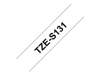 BROTHER TZE-S131 Noir/Clair 12mm 8m