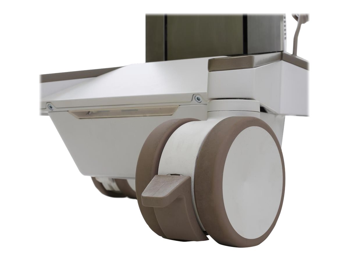 Ergotron CareFit Pro vozík - Electric Lift - pro LCD displej / klávesnice / myš / CPU - bílá, teplá šedá - kompatibilní s TAA – foto 4