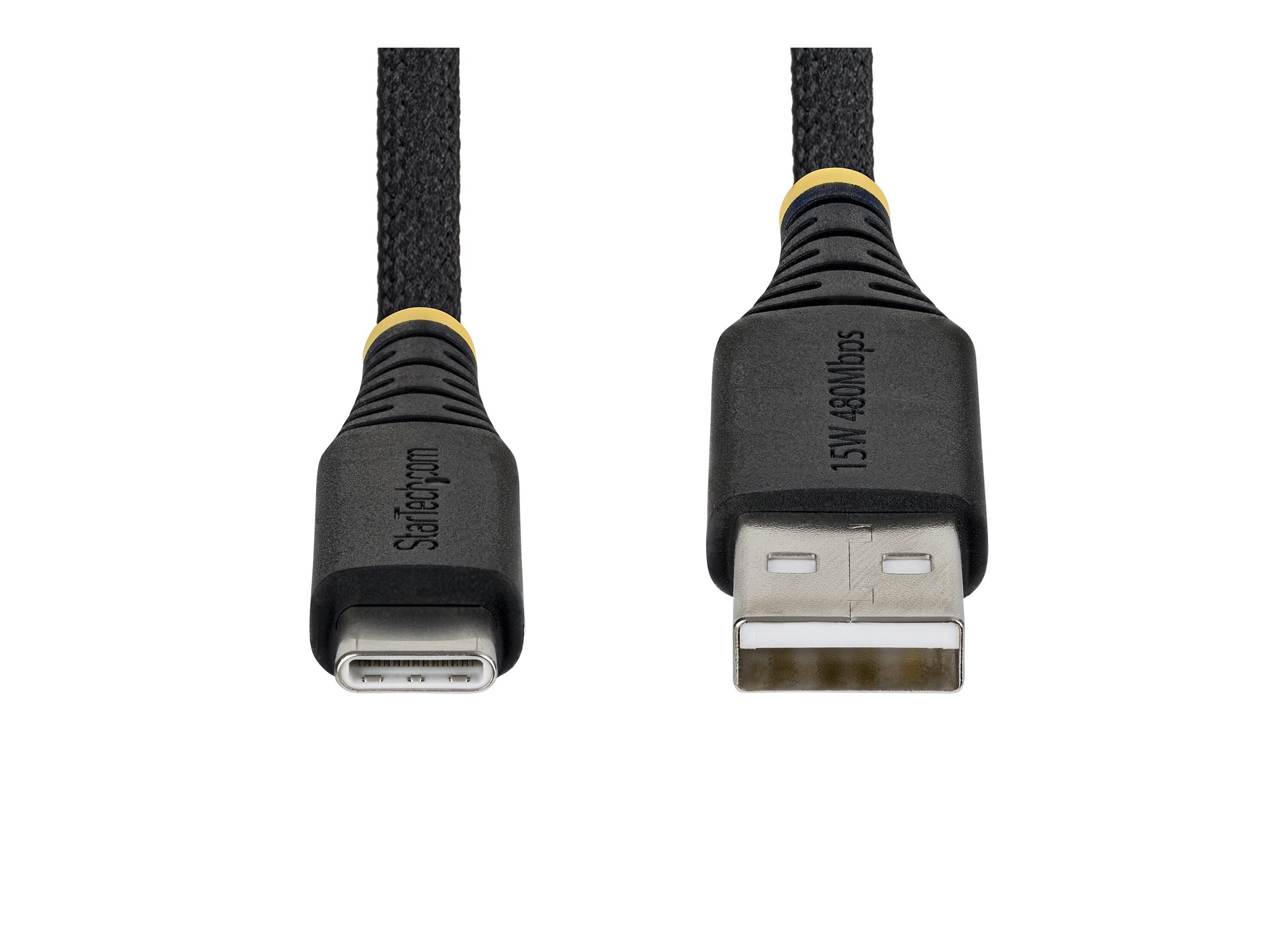 StarTech USB-C cable USB to USB-C 30 Product shot Right-angle 80000