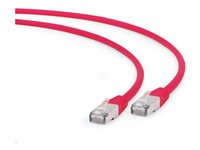 Cablexpert CAT 6a Kabel med afskærmning med folie og kobberfletning (SFTP 25cm Patchkabel Rød