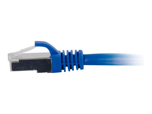 C2G Cat6a Booted Shielded (STP) Network Patch Cable - patch kabel - 5 m - modrá – foto 4