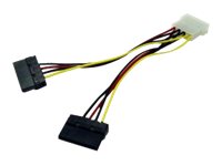 Dynamix power splitter SATA power to 4 PIN internal power 15 Product shot Front 76350