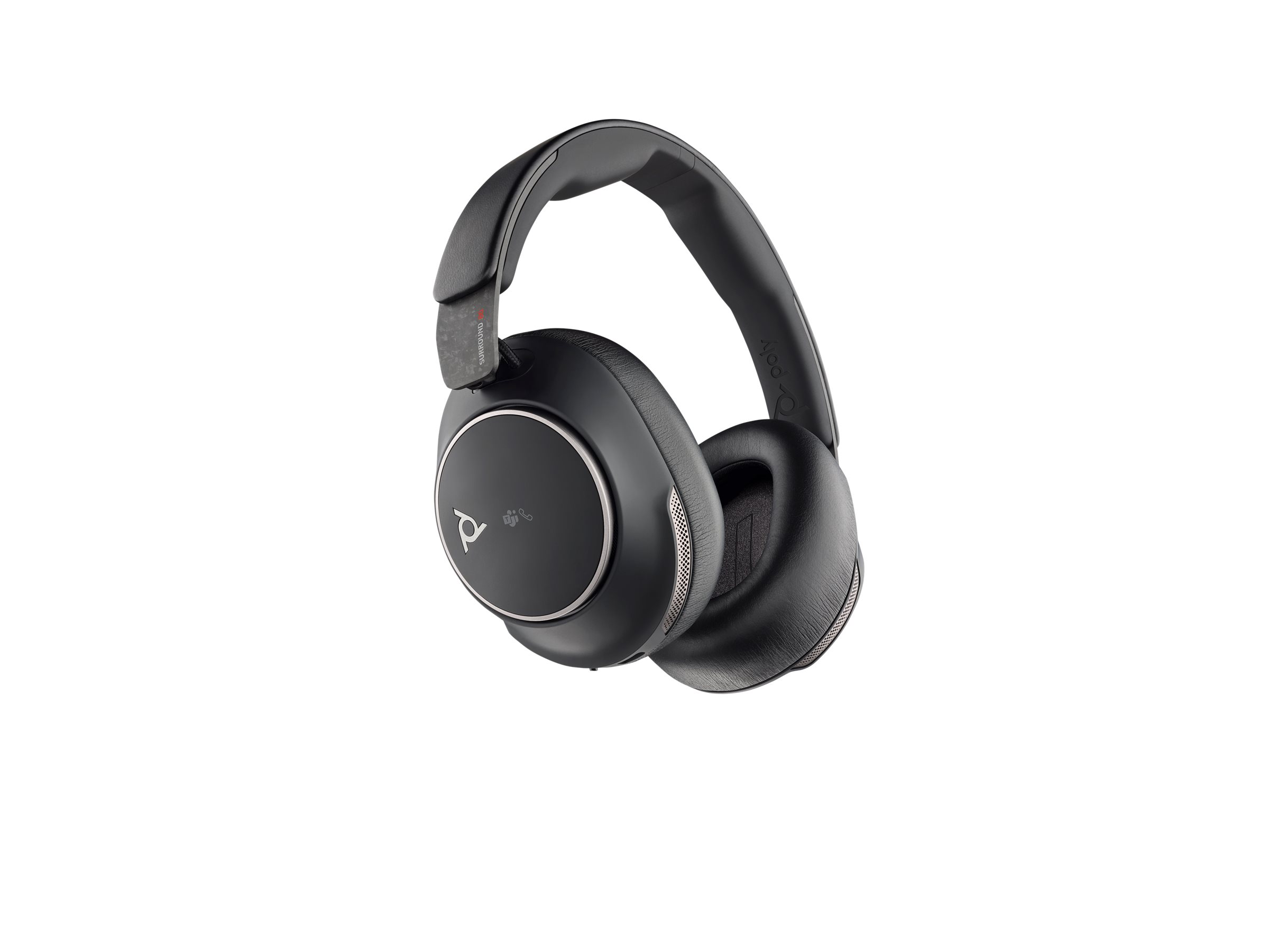HP Poly Voyager Surround 80-M UC headset USB-C via Bluetooth Product shot Front 79950