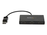 Startech 3-Port Multi Monitor Adapter, DisplayPort 1.2 to HDMI MST Hub, Triple 1080p HDMI Monitor, Video Splitter for Extended Desktop Mode on Windows PCs Only, DP to 3x HDMI MST Hub Startech 3-Port Multi Monitor Adapter, DisplayPort 1.2 to HDMI MST Hub, Triple 1080p HDMI Monitor, Video Splitter for Extended Desktop Mode on Windows PCs Only, DP to 3x HDMI MST Hub