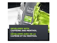 Dove Men + Care Fresh + Clean 2 in 1 Shampoo and Conditioner - Caffeine + Menthol - 750ml