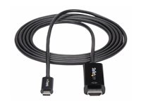 Startech 6ft (2m) USB C to HDMI Cable, 4K 60Hz USB Type C to HDMI 2.0 Video Adapter Cable, Thunderbolt 3 Compatible, Laptop t