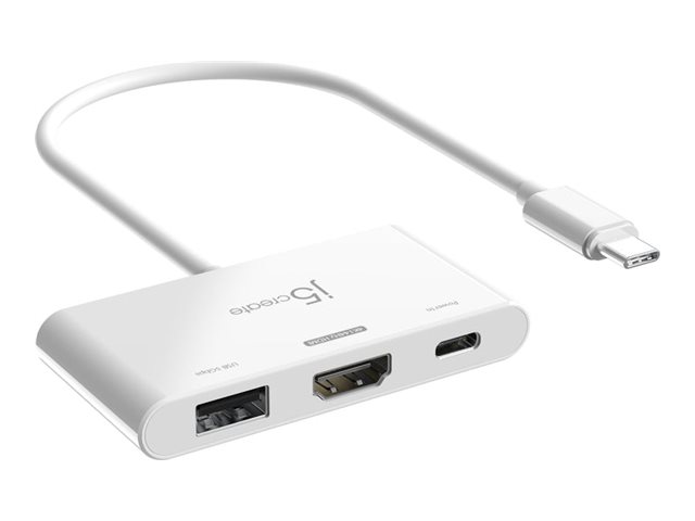 j5create JCA399 docking station USB-C 3.2 Gen 1 Product shot Left-angle 79300