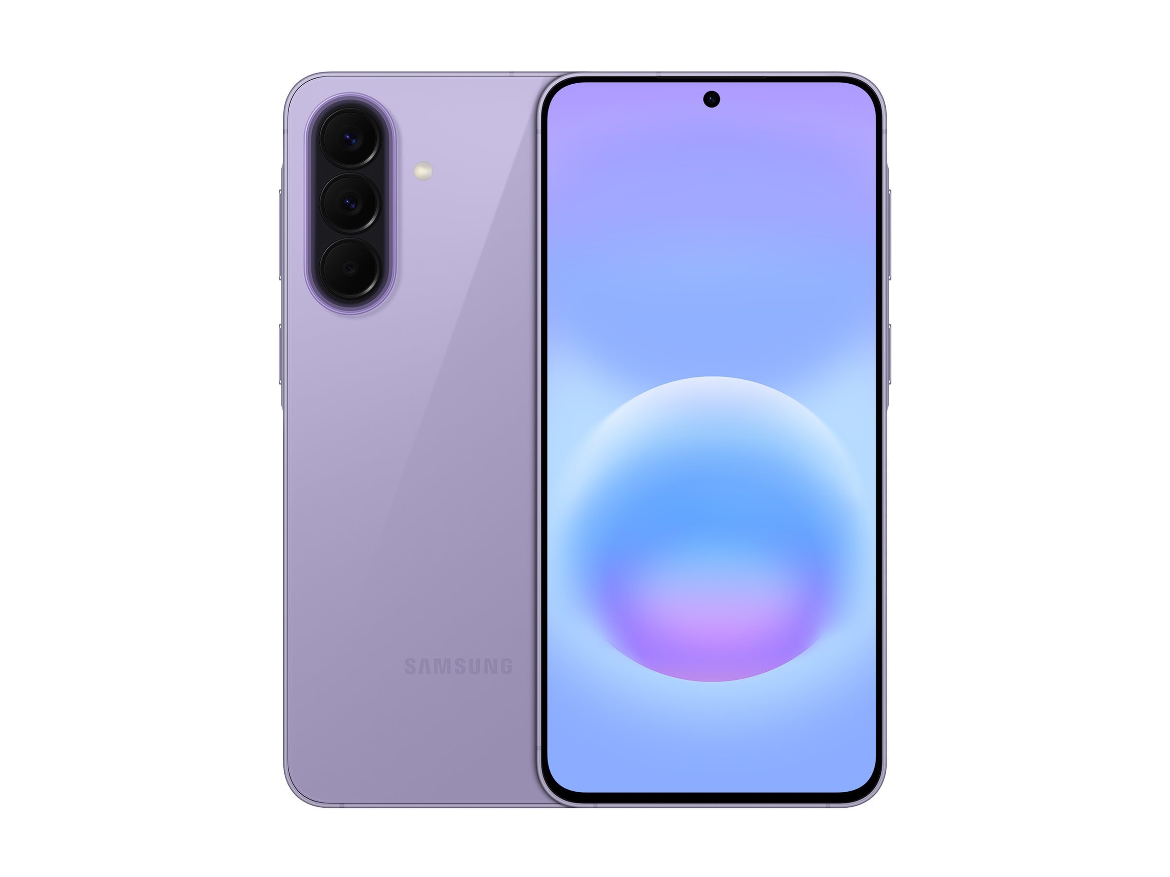 Samsung Galaxy A57 awesome lilac 5G smartphone 256 GB Product shot Left-angle 79900