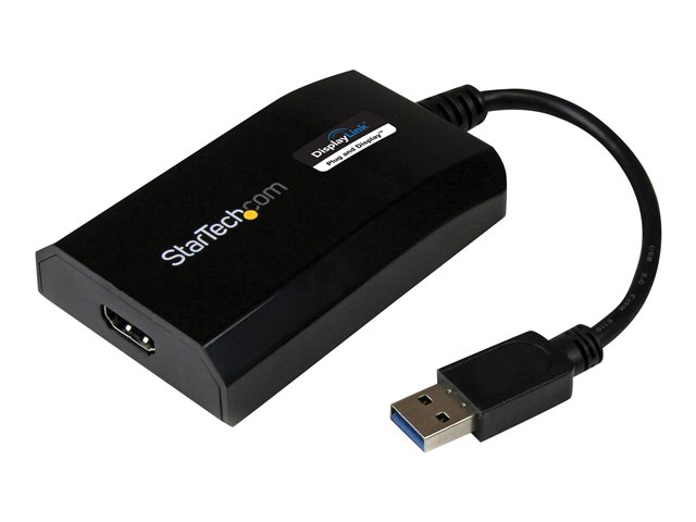 StarTech.com USB 3.0 to HDMI External Video Card Adapter - DisplayLink Certified - 1920x1200 - MultiMonitor Graphics Adapter - Supports Mac & Windows (USB32HDPRO)