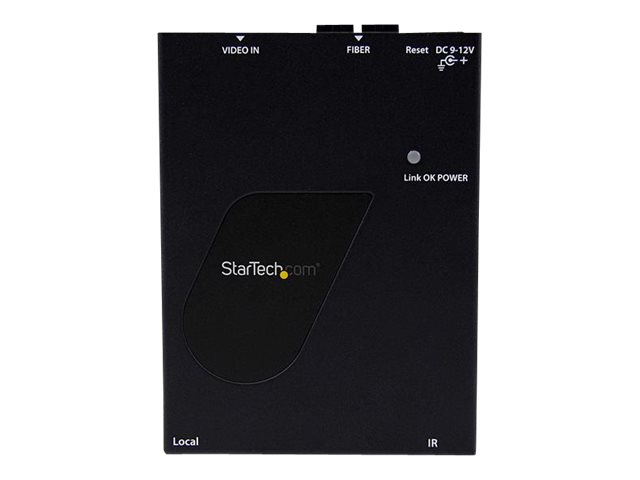 Startech HDMI® Over Fiber Extender with IR Control HDMI to SC Fiber Converter Extender up to Product shot Back 78400