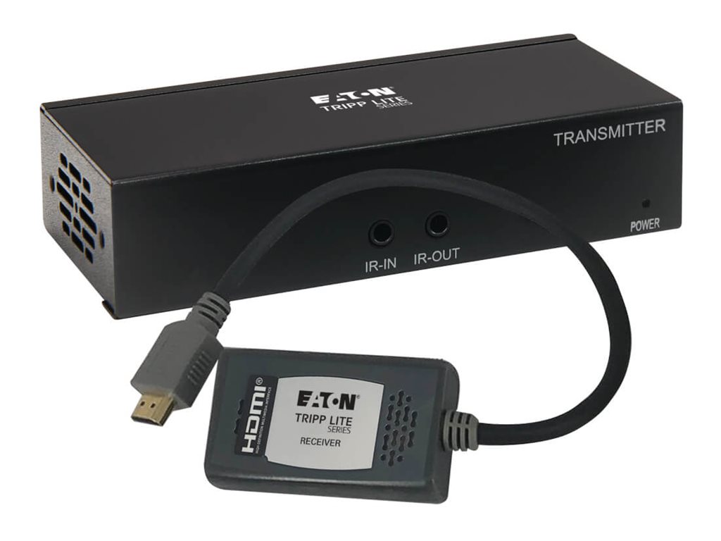 Eaton Tripp Lite Series HDMI over Cat6 Extender Kit, 4K 60Hz, Transmitter and Pigtail Receiver, 4:4:4, PoC, HDR, HDCP 2.2, up to 230-ft. (70.1 m), TAA
