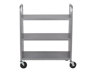 Bretford Booktruck Trolley 3 shelves red