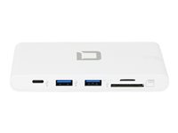 DICOTA USB-C Portable Docking 9-in-1 with HDMI - docking station - USB-C - VGA, HDMI