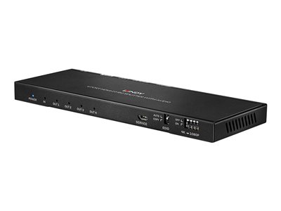 LINDY 4 Port HDMI 2.0 18G Splitter mit Audio - 38231