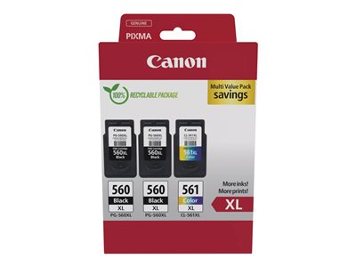 CANON PG-560XLx2/CL-561XL Ink Cartridge - 3712C009