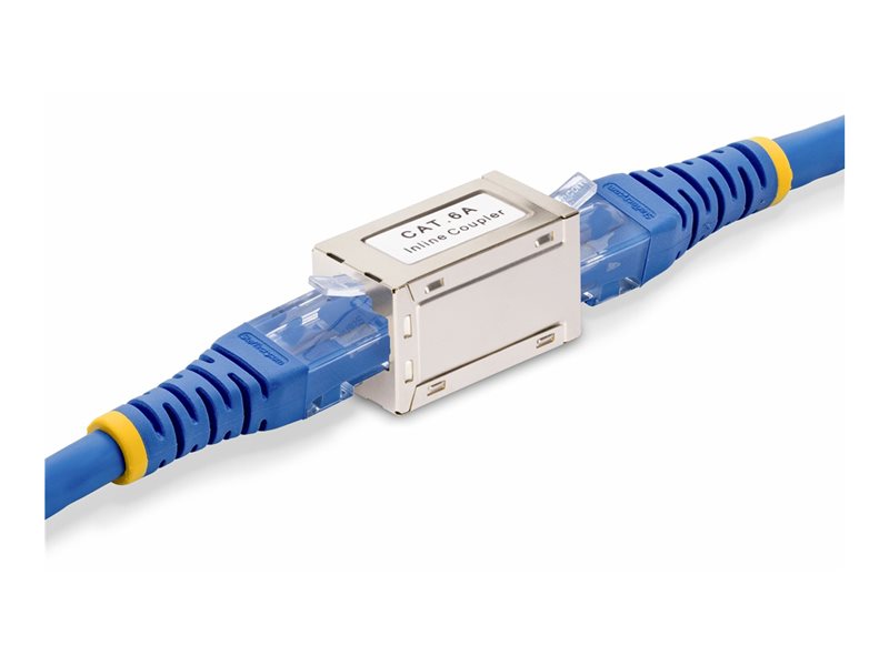 StarTech .com Coupleur RJ45 Blindé, Coupleur en Ligne Cat6a, Coupleur F/F