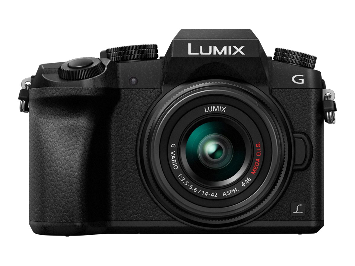 Panasonic LUMIX G7 with 14-42mm and 45-150mm Lenses - DMC-G7WK