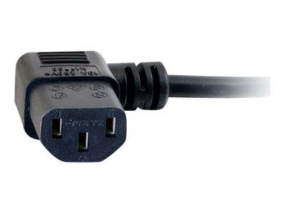 C2G 3m 18 AWG UK 90° Power Cord (IEC320C13R to BS 1363) - elektrický kabel - power IEC 60320 C13 do BS 1363 - 3 m – foto 3