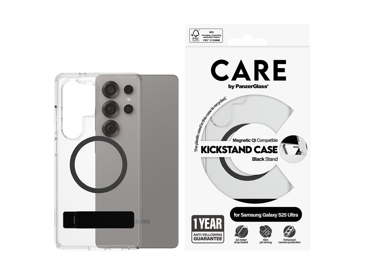 PanzerGlass CARE Samsung Galaxy S25 Ultra KickStand Black QI – foto 3