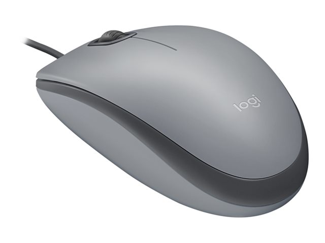 Logitech M110 Silent - myš - USB-A - středně šedá – foto 3