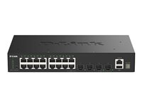 D-Link DGS 1530-20 - switch - 16 ports - smart - rack-mountable