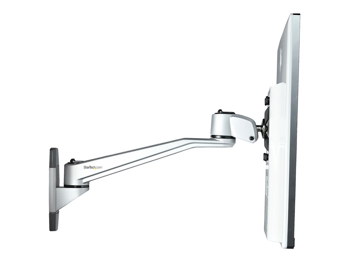StarTech.com Wall Mount Monitor Arm - 10.2" Swivel Arm - For up to 34" VESA držák - nastavitelné rameno - pro Displej LCD - stříbrná – foto 4