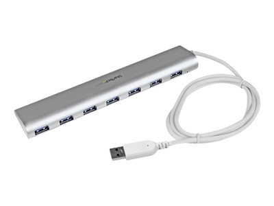 StarTech.com 7 Port Compact USB 3.0 Hub with Built-in Cable
