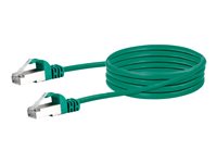 Schwaiger CAT 6 Kabel med afskærmning med folie og kobberfletning (SFTP 2.5m Netværkskabel Grøn