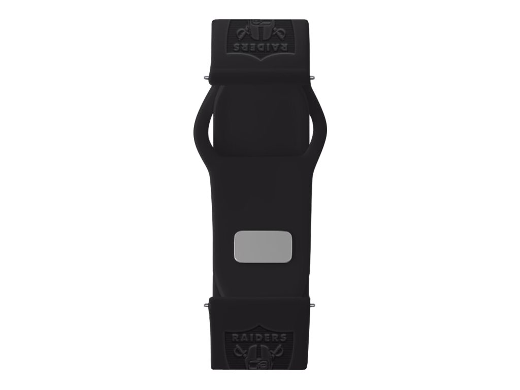 Game Time Las Vegas Raiders Silicone Sport Watch Band Compatible with Apple Watc