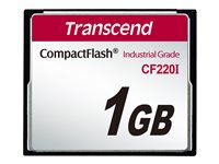 Transcend CF220I Industrial Temp - Flash memory card - 1 GB - CompactFlash