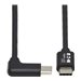 Eaton Tripp Lite Series USB C Charging Cable USB 2.0 M/M 60W PD Charging Right-Angle 2M