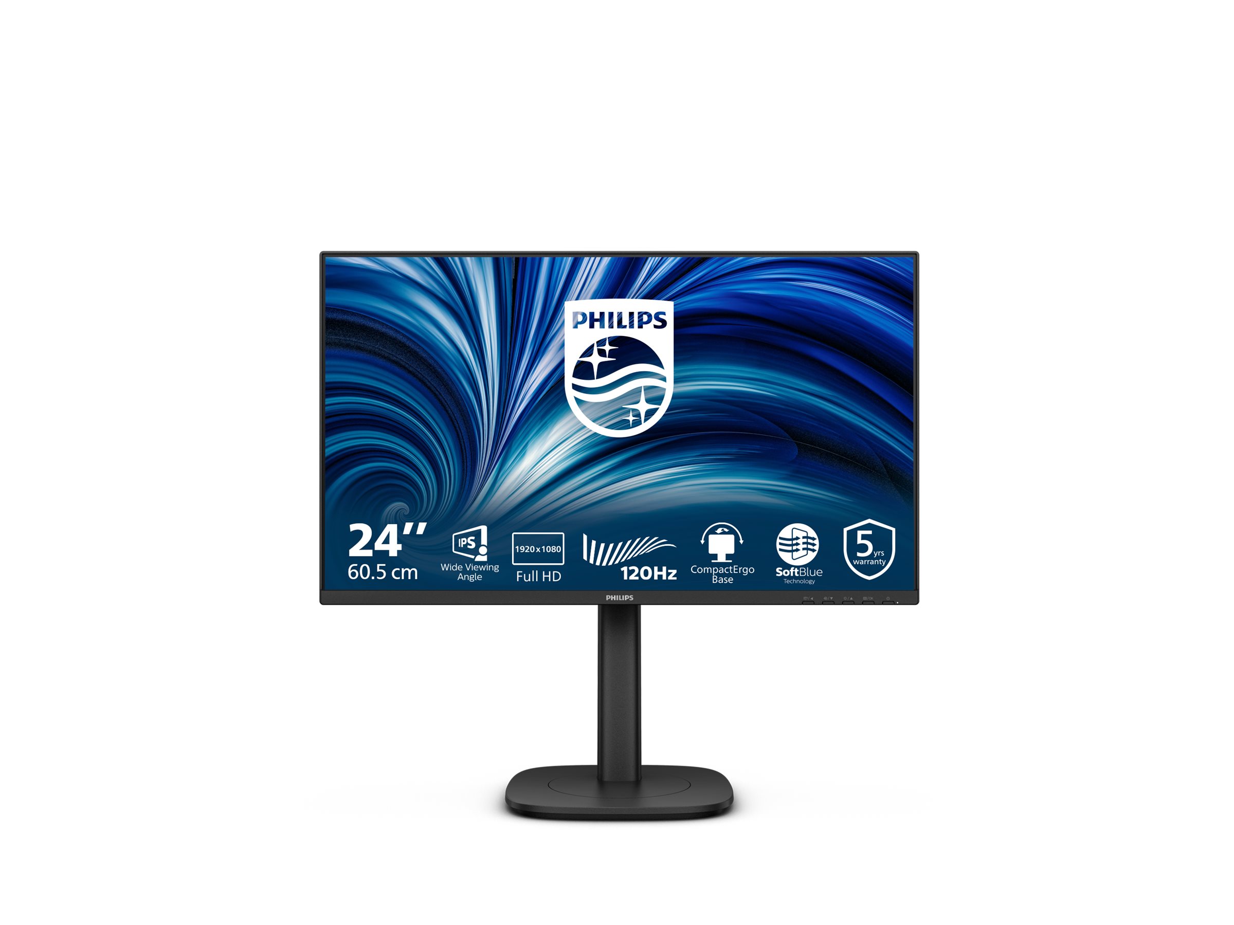 Philips 24B2N3200J 3000 Series LED monitor Full HD (1080p) Usage / lifestyle Right-angle 72800
