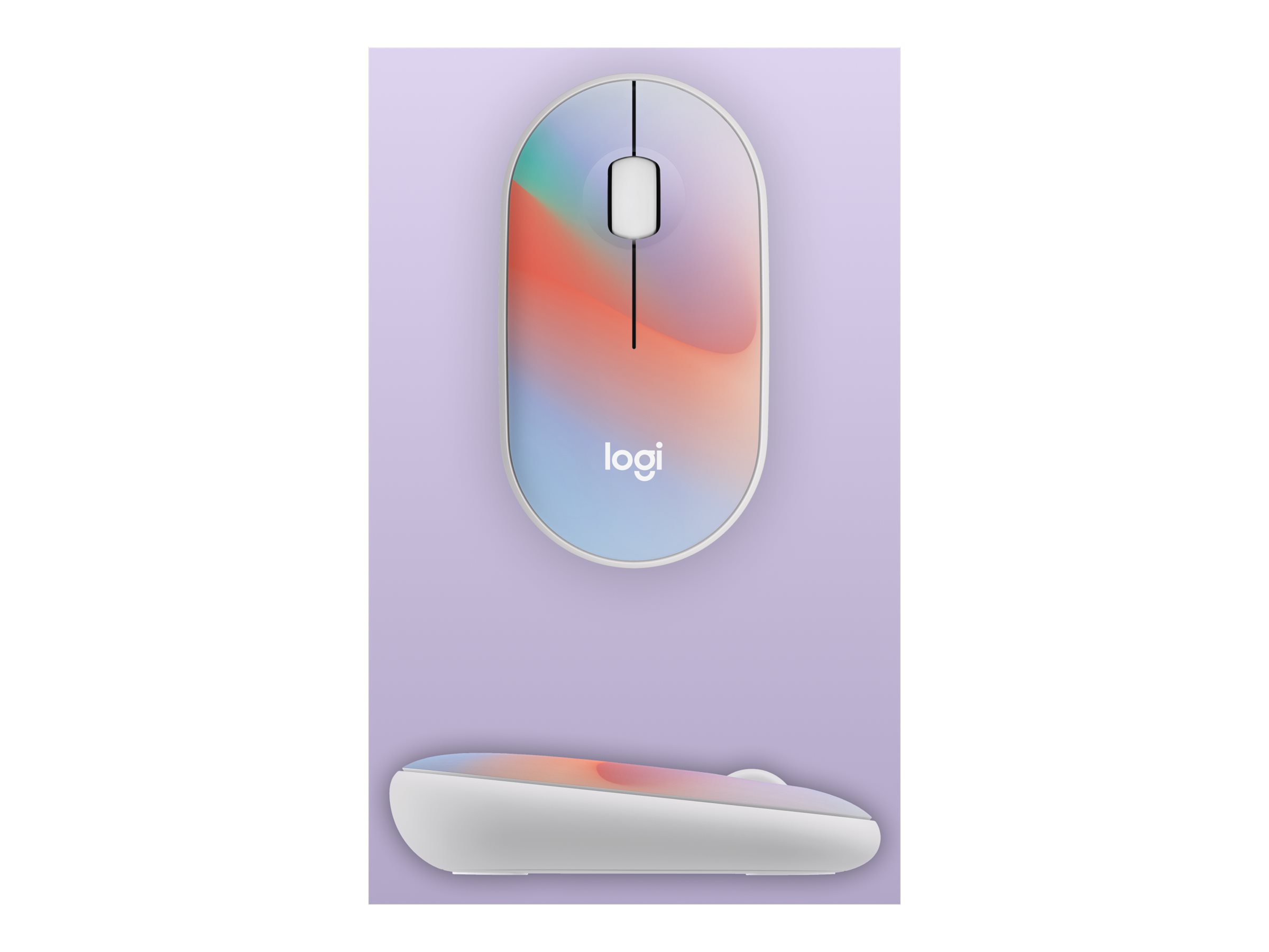 Logitech M340 Wireless Mouse - Sheer Dream - 910-007283