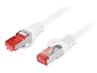 Lanberg CAT 6 S/FTP 50cm Patchkabel Hvid