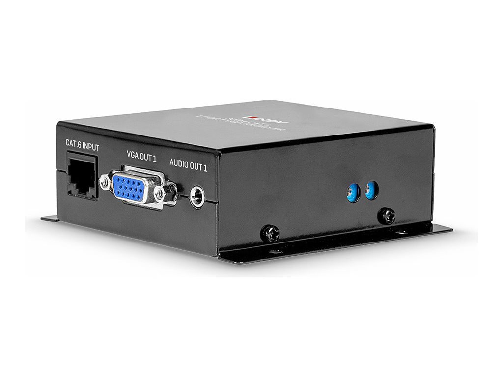 Récepteur VGA Cat.6 2 ports, 300m
