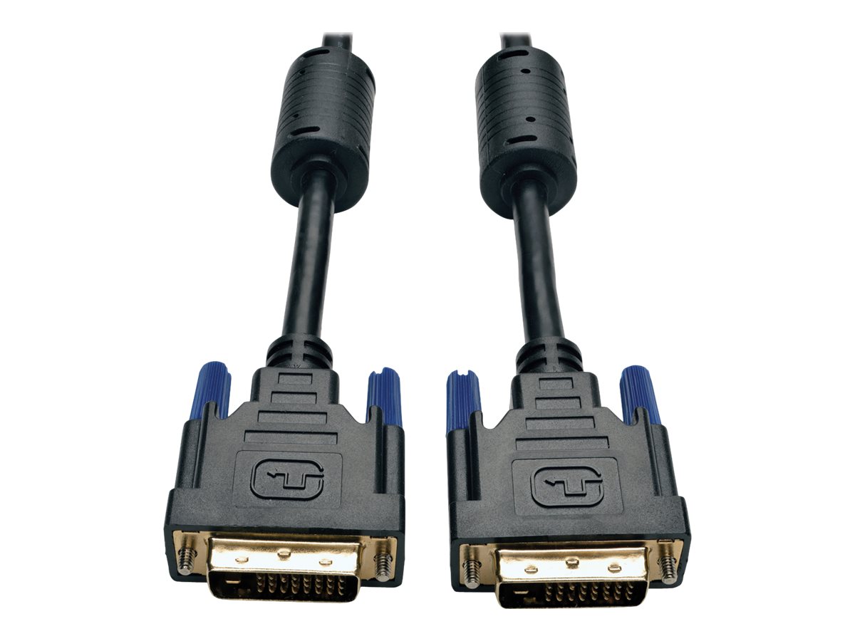 Tripp Lite 3ft DVI Dual Link Digital TMDS Monitor Cable Shielded DVI-D M/M 3'