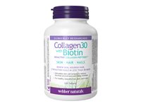 Webber Naturals Collagen30 with Biotin Bioactive Collagen Peptides Tablets - 120's