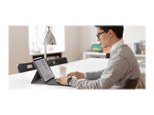 Logitech Combo Touch - klávesnice a pouzdro - s trackpad - AZERTY - francouzská - oxfordská šedá Vstupní zařízení – foto 14